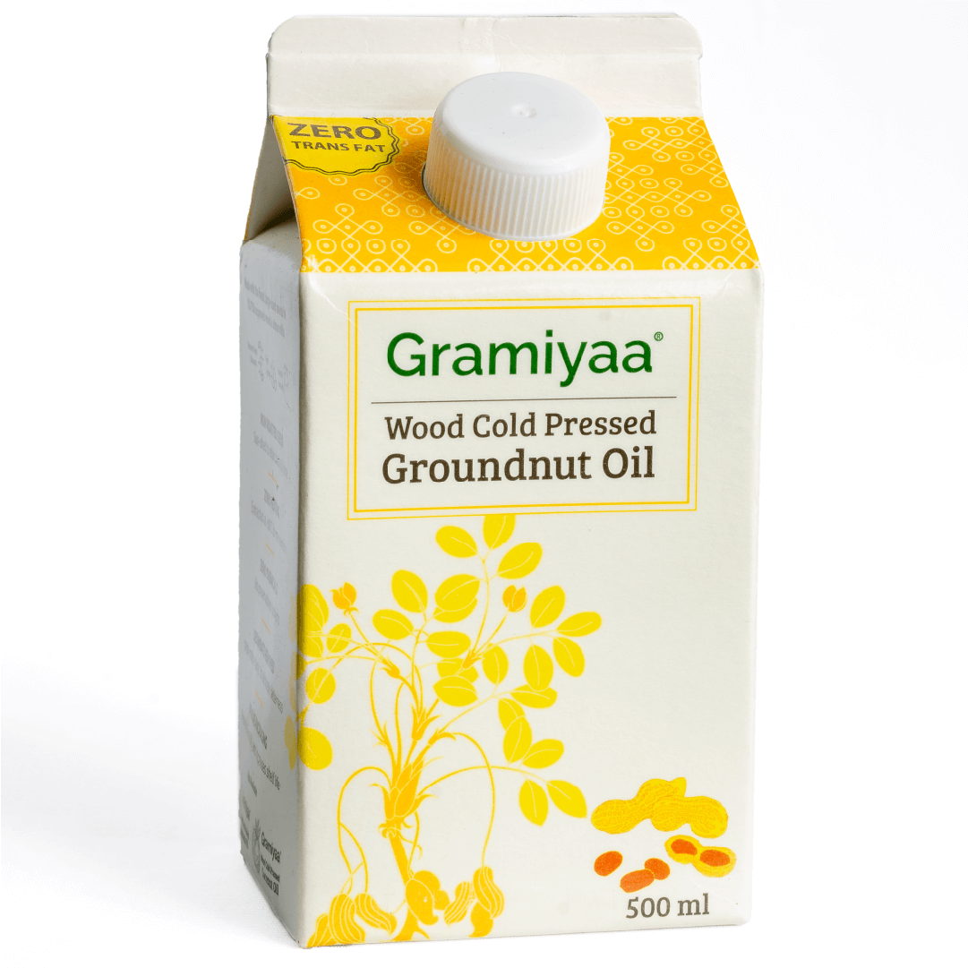 Wood Cold Pressed Groundnut Oil - Gramiyaa