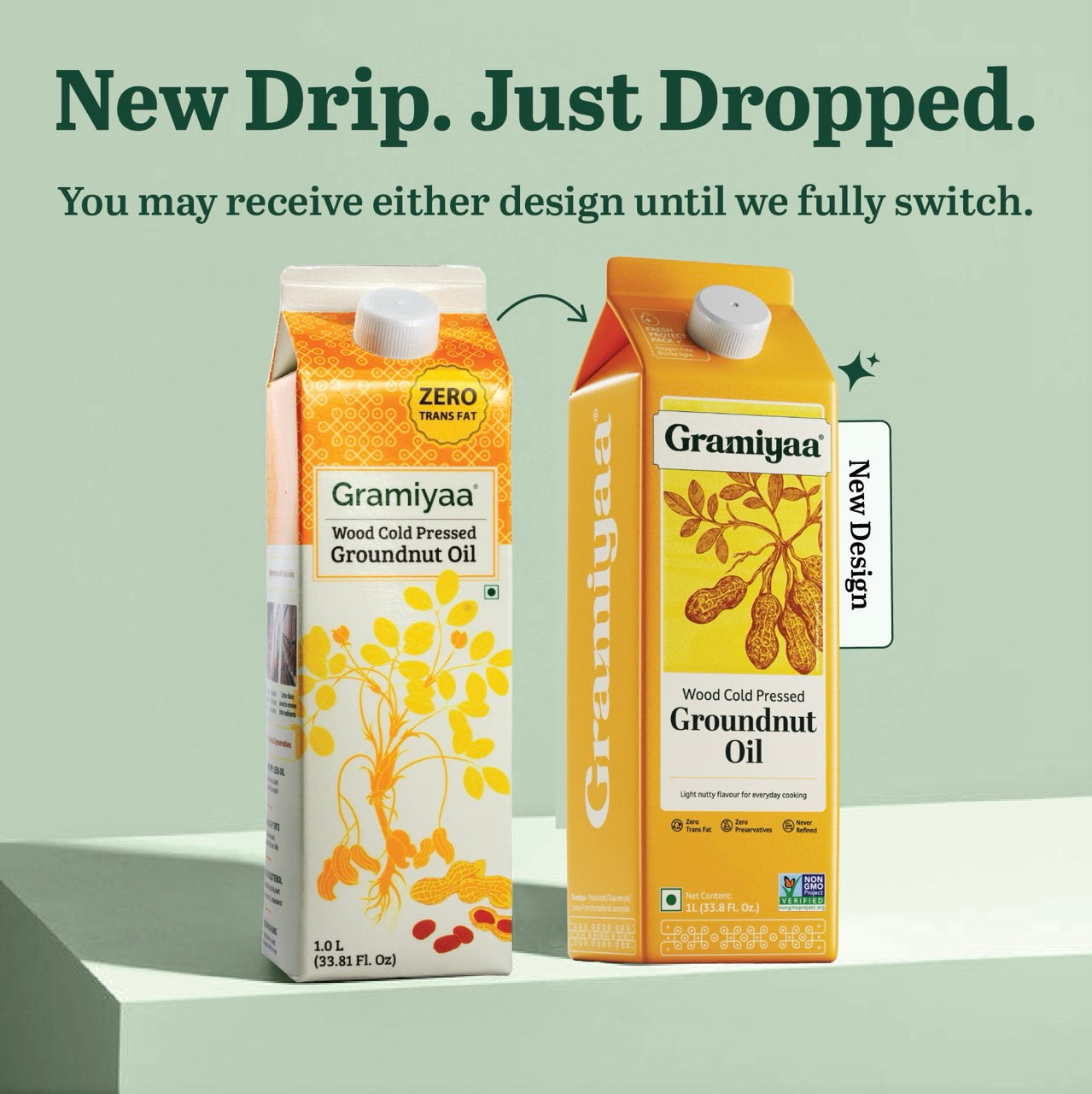 Wood Cold Pressed Groundnut Oil - Gramiyaa