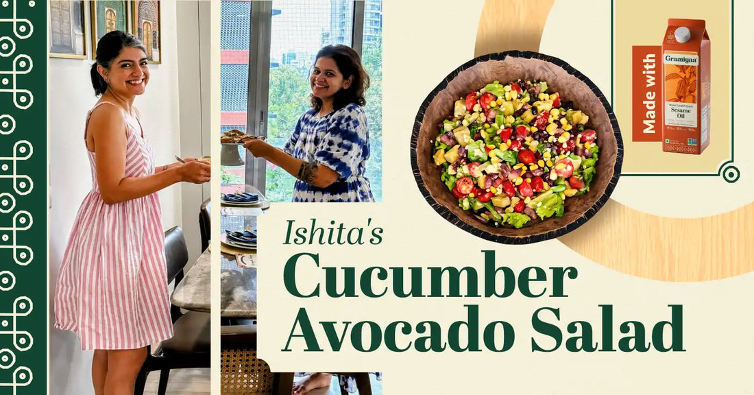 Ishita's Cucumber Avocado Salad
