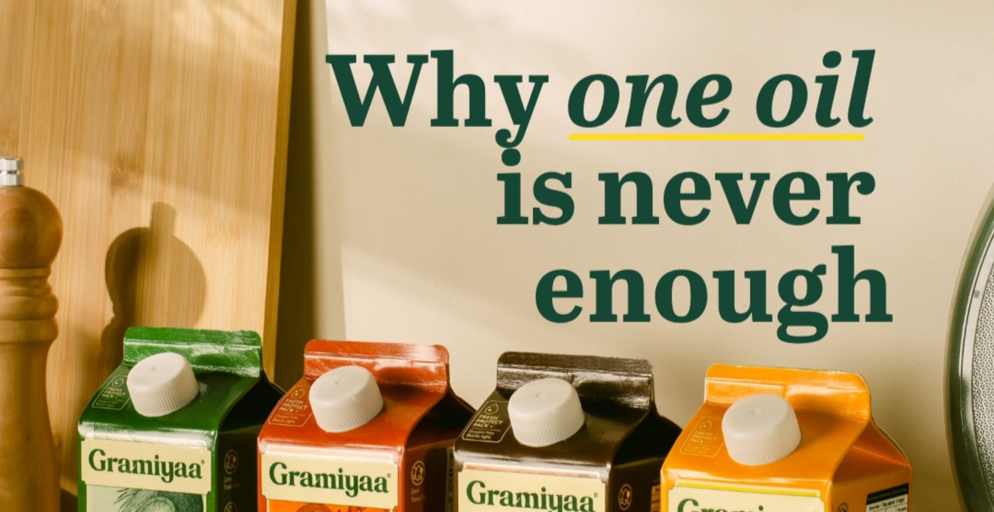 Why One Oil is Never Enough