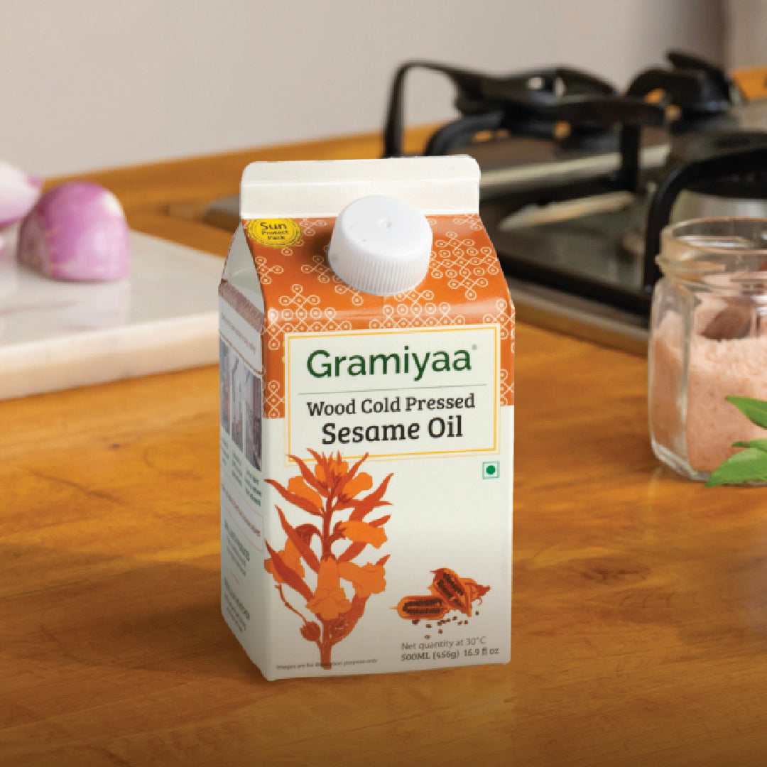 Wood Cold Pressed Sesame Oil - Gramiyaa