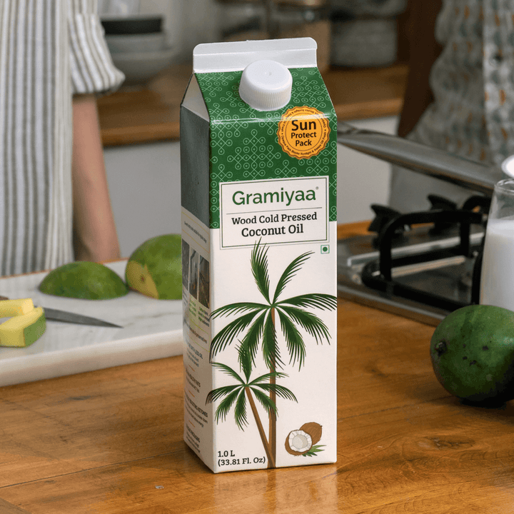 Wood Cold Pressed Coconut Oil - Gramiyaa