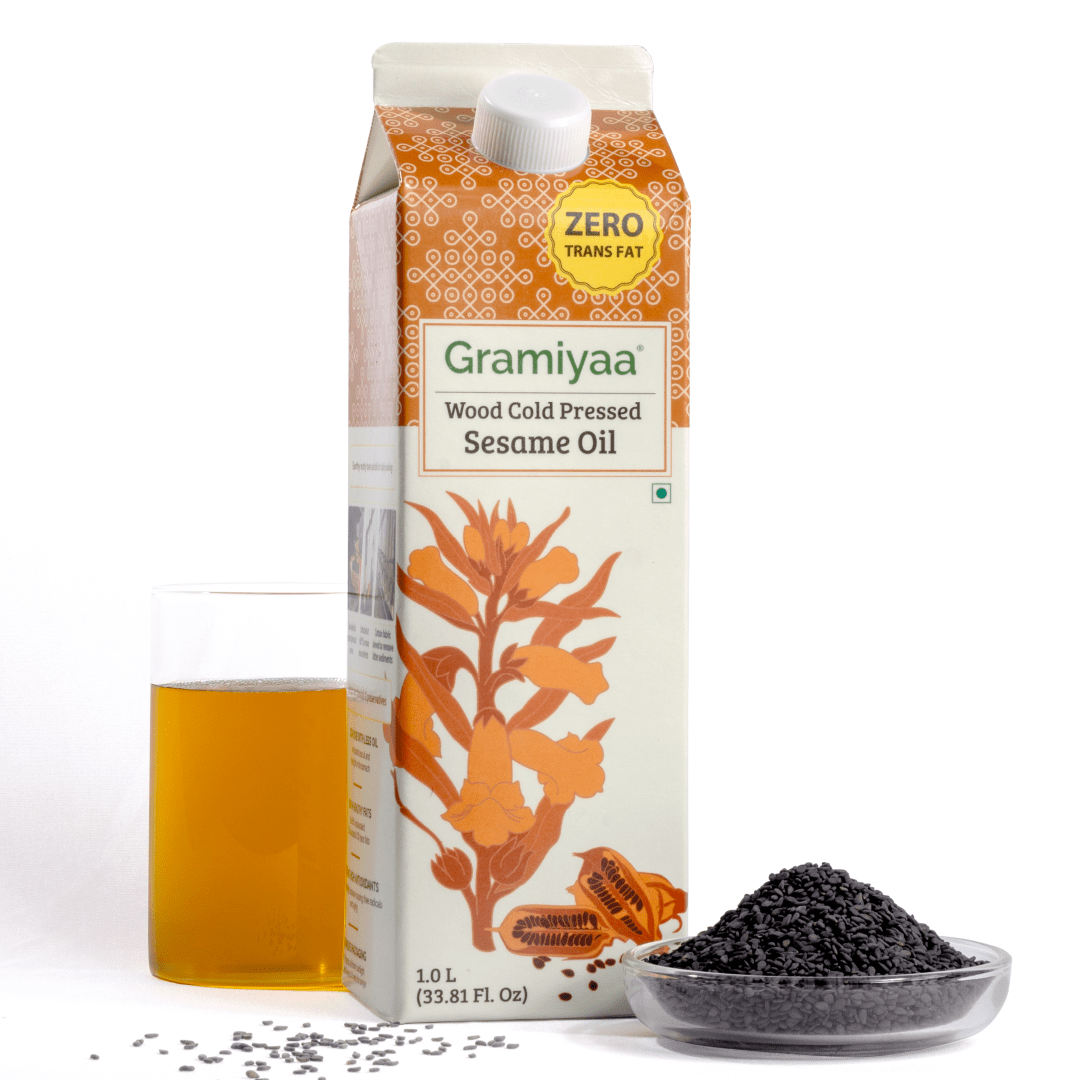 Wood Cold Pressed Sesame Oil - Gramiyaa