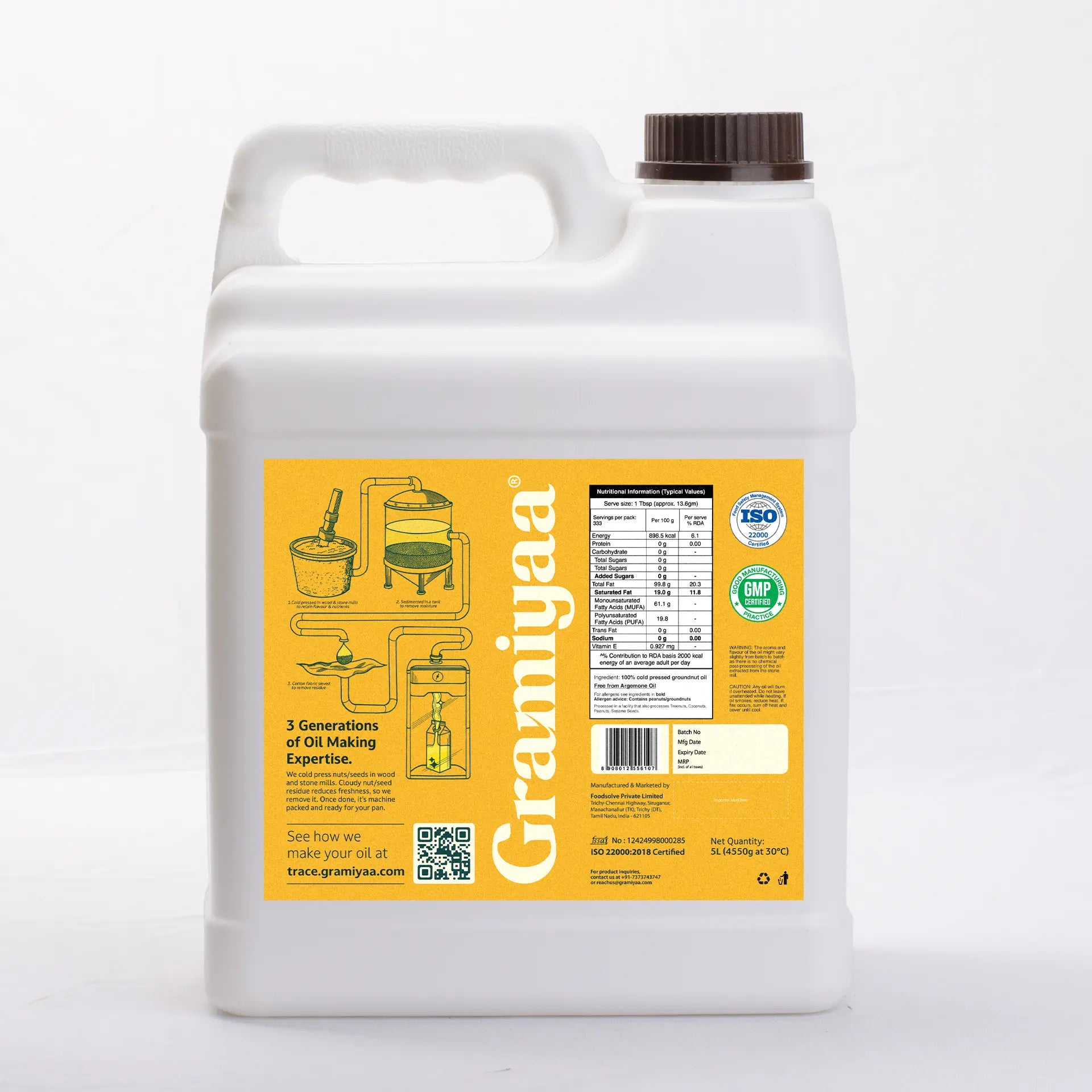 Groundnut Oil - 5L Can