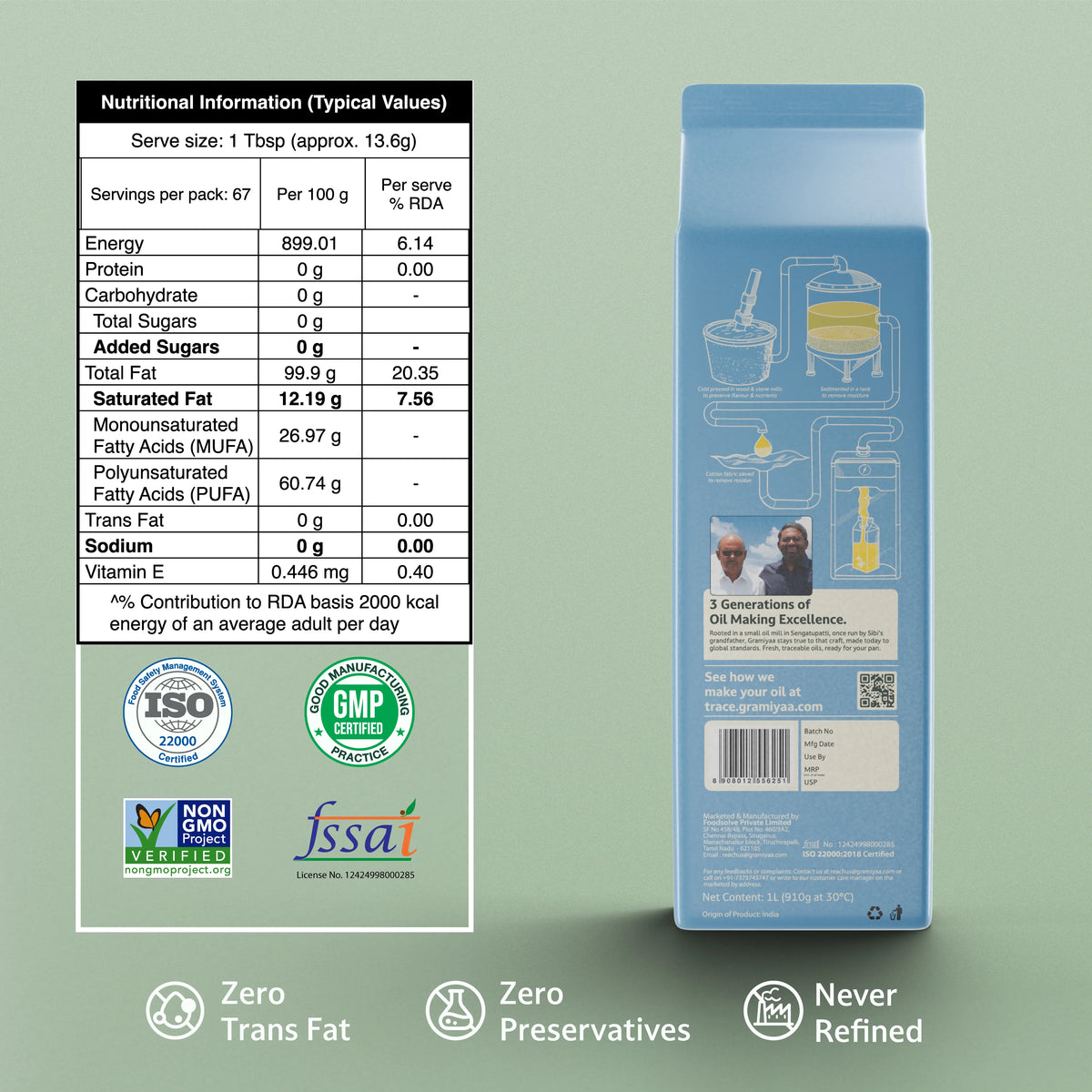 Sunflower Oil - 1L