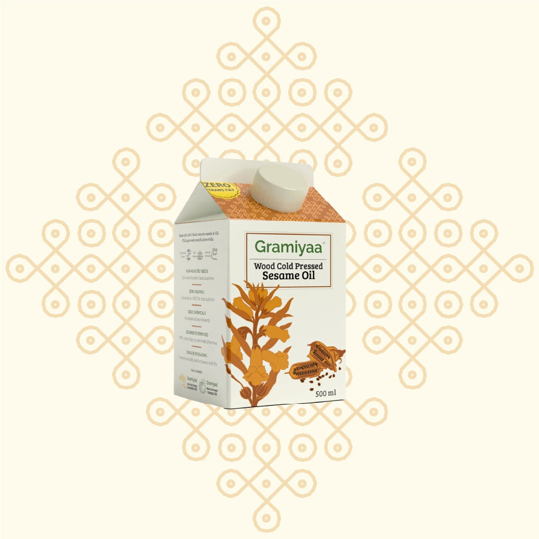 Wood Cold Pressed Sesame Oil - Gramiyaa