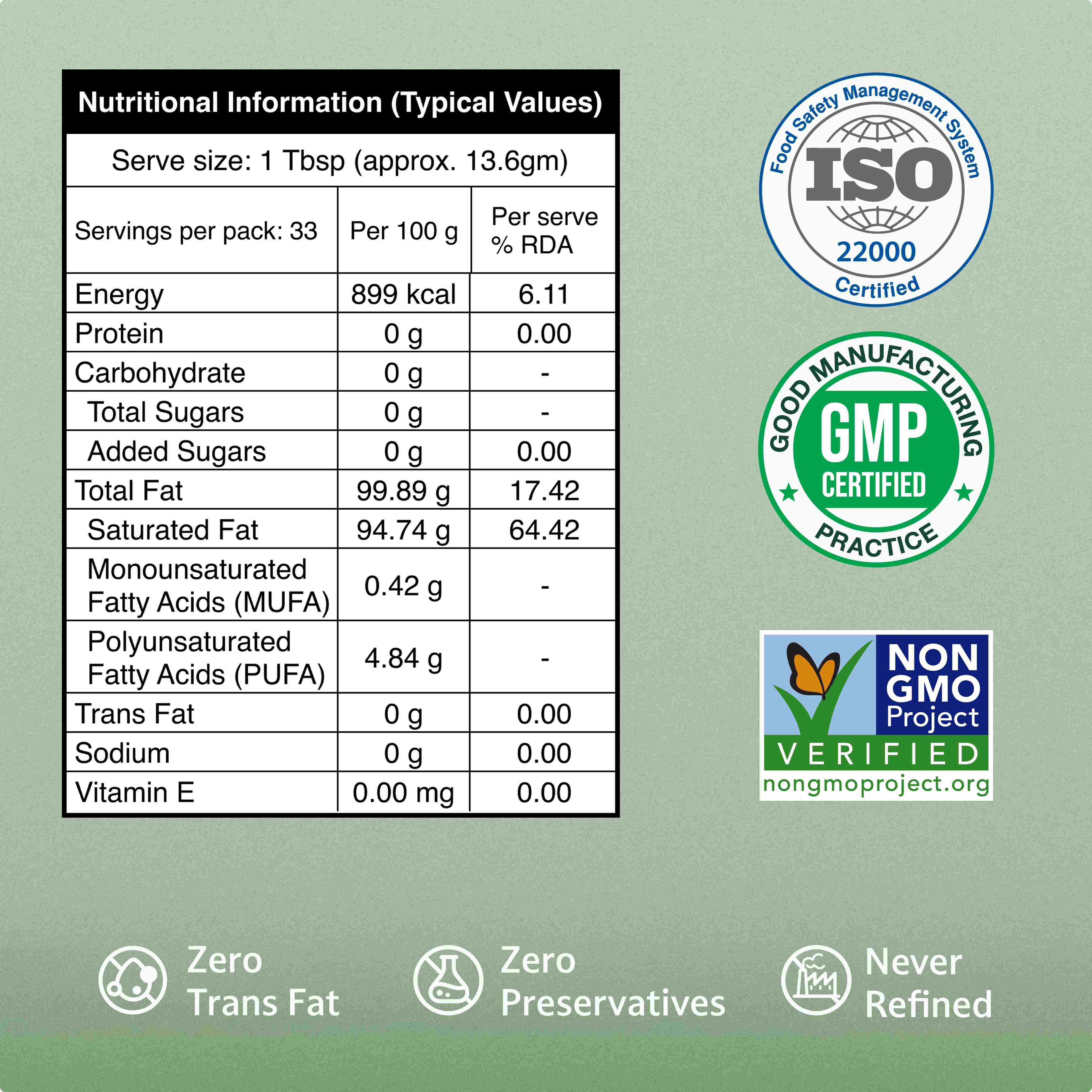 Virgin Coconut Oil - 500ml